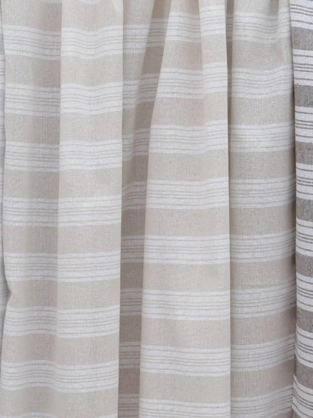 NWT 100% Cotton Turkish Towel Beige Stripe Boho